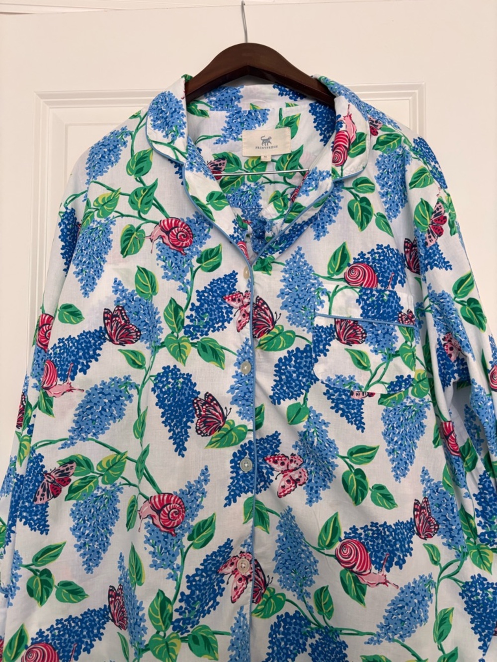 PRINTFRESH Soft Lilac long sleeve pajama set XL